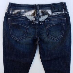 New Women ROBIN'S JEAN Dia Garbot Flare Jean SZ 25